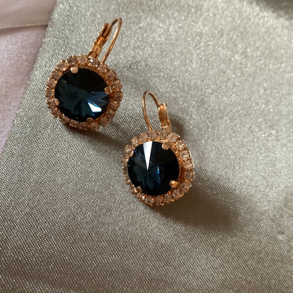 New Coravana Drop Hook Earrings- Blue